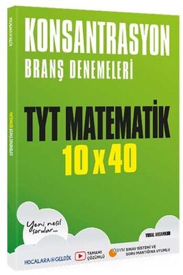 ​Hocalara Geldik TYT Matematik Konsantrasyon 10×40 Branş Denemeleri - 1