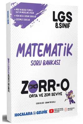 Hocalara Geldik 8. Sınıf LGS Zorro Matematik Soru Bankası - 1