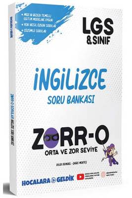 Hocalara Geldik 8. Sınıf LGS Zorro İngilizce Soru Bankası - 1