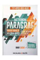 Hocalara Geldik - Hocalara Geldik TYT KPSS DGS ALES Paragraf Metronom 20x40 Paragraf Denemeleri