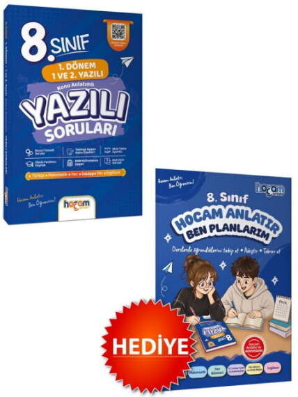 Hocam Anlatır 8. Sınıf Konu Anlatımlı Video Çözümlü Yazılı Soruları - 1