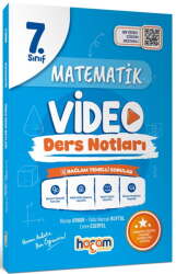 Hocam Anlatır 7. Sınıf Matematik Video Ders Notları - Hocam Anlatır Yayınları