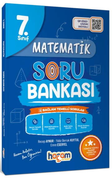 Hocam Anlatır 7. Sınıf Matematik Tamamı Video Çözümlü Soru Bankası - 1