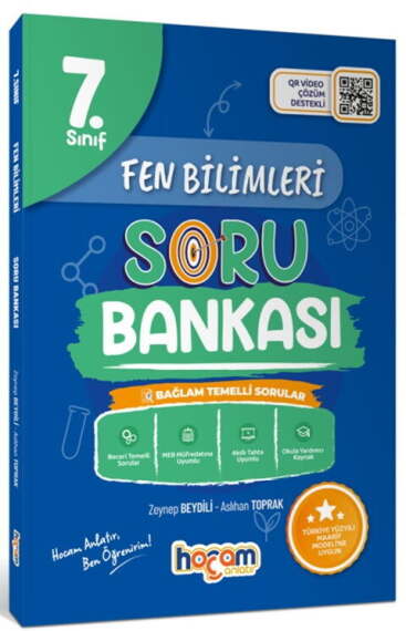 Hocam Anlatır 7. Sınıf Fen Bilimleri Tamamı Video Çözümlü Soru Bankası - 1