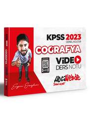 Hocawebde Yayınları - HocaWebde Yayınları 2023 KPSS Coğrafya Video Ders Notu