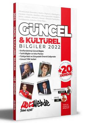 Hocawebde Yayınları 2022 KPSS Güncel & Kültürel Bilgiler +20 Deneme İlaveli - 1