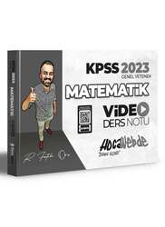 HocaWebde Yayınları 2023 KPSS Matematik Video Ders Notu - Hocawebde Yayınları