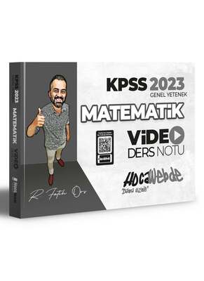 HocaWebde Yayınları 2023 KPSS Matematik Video Ders Notu - 1