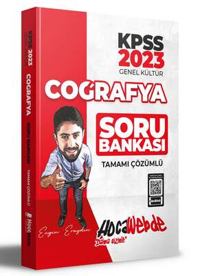HocaWebde Yayınları 2023 KPSS Coğrafya Tamamı Çözümlü Soru Bankası - 1