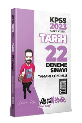 Hocawebde Yayınları 2023 KPSS Tarih Tamamı Çözümlü 22 Deneme Sınavı - 1