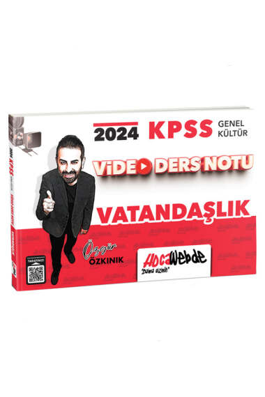 HocaWebde Yayınları 2024 KPSS Genel Kültür Vatandaşlık Video Ders Notu - 1