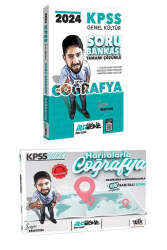 HocaWebde Yayınları 2024 KPSS Genel Kültür Coğrafya Soru Bankası ve Haritalarla Coğrafya Seti - Hocawebde Yayınları