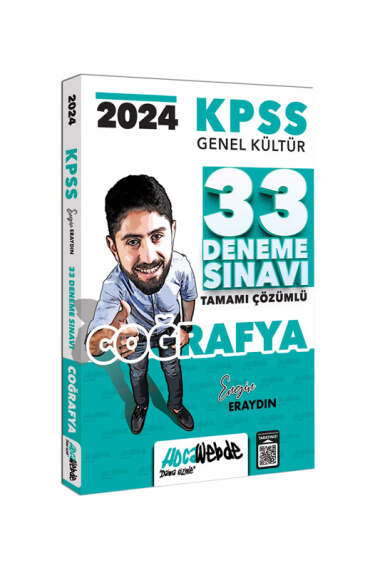 HocaWebde Yayınları 2024 KPSS Genel Kültür Coğrafya Tamamı Çözümlü 33 Deneme Sınavı - 1