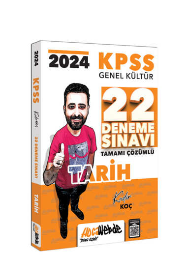 HocaWebde Yayınları 2024 KPSS Genel Kültür Tarih Tamamı Çözümlü 22 Deneme Sınavı - 1