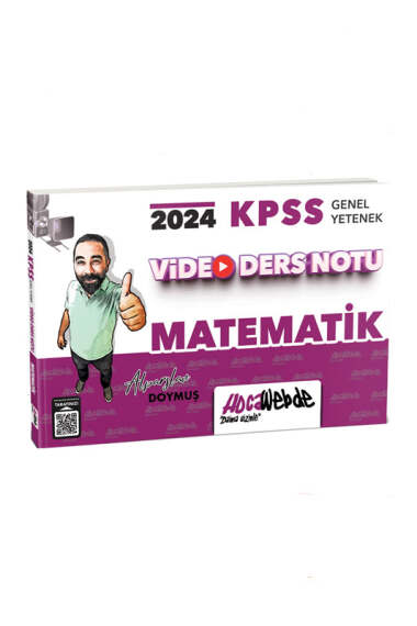 HocaWebde Yayınları 2024 KPSS Matematik Video Ders Notu - 1