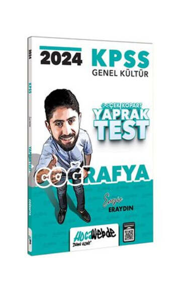 HocaWebde Yayınları 2024 KPSS Genel Kültür Coğrafya Yaprak Test - 1