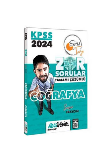 HocaWebde Yayınları 2024 KPSS GK Coğrafya Tamamı Çözümlü Zor Sorular - 1