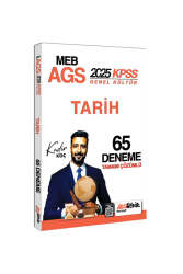 HocaWebde Yayınları 2025 MEB AGS KPSS Tarih Tamamı Çözümlü 65 Deneme Sınavı - Hocawebde Yayınları