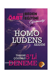 Homo Ludens Akademi - Homo Ludens Akademi 2021 ÖABT Beden Eğitimi Öğretmenliği 5 Deneme Çözümlü
