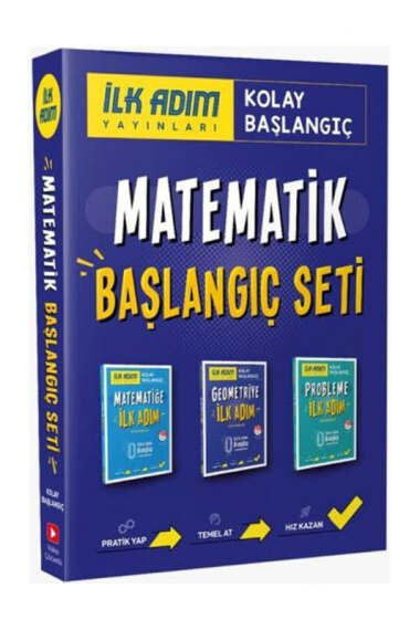 İlk Adım Yayınları Matematik Başlangıç Seti (Kolay Başlangıç) - 1