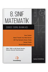 İncedetay Yayınları - İncedetay Yayınları 8. Sınıf LGS Matematik Codec Soru Bankası