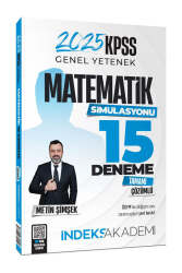 İndeks Akademi Yayınları 2025 KPSS Matematik Simülasyonu 15 Deneme - İndeks Akademi