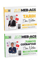İndeks Akademi 2025 MEB-AGS Tarih ve Türkiye Coğrafyası Ders Notları Seti - İndeks Akademi