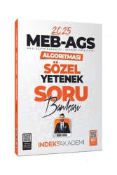 İndeks Akademi 2025 MEB AGS Algoritması Sözel Yetenek Soru Bankası - İndeks Akademi