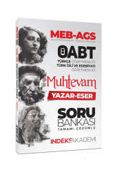 İndeks Akademi 2025 MEB-AGS ÖABT Türkçe - Türk Dili ve Edebiyatı Öğretmenliği Muhtevam Yazar-Eser Soru Bankası - İndeks Akademi