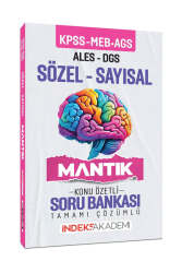 İndeks Akademi 2025 KPSS MEB AGS ALES DGS Sözel - Sayısal Mantık Konu Özetli Soru Bankası - İndeks Akademi