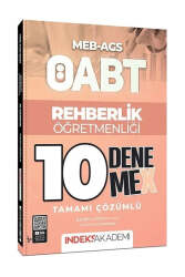 İndeks Akademi MEB-AGS ÖABT Rehberlik Öğretmenliği 10 DenemeX - İndeks Akademi