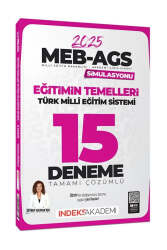 İndeks Akademi 2025 MEB-AGS Simülasyonu Eğitimin Temelleri ve Türk Milli Eğitim Sistemi 15 Deneme - İndeks Akademi