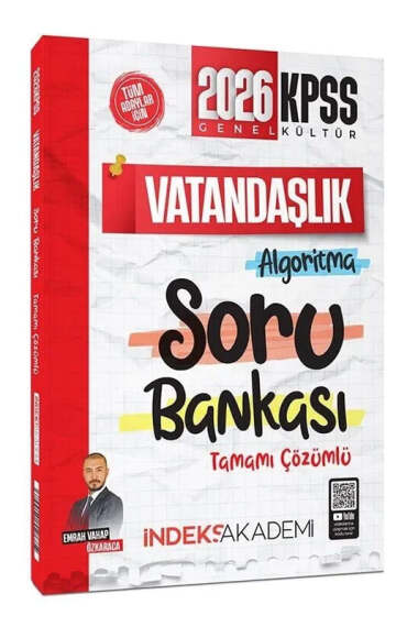 İndeks Akademi 2026 KPSS Vatandaşlık Algoritması Tamamı Çözümlü Soru Bankası - 1
