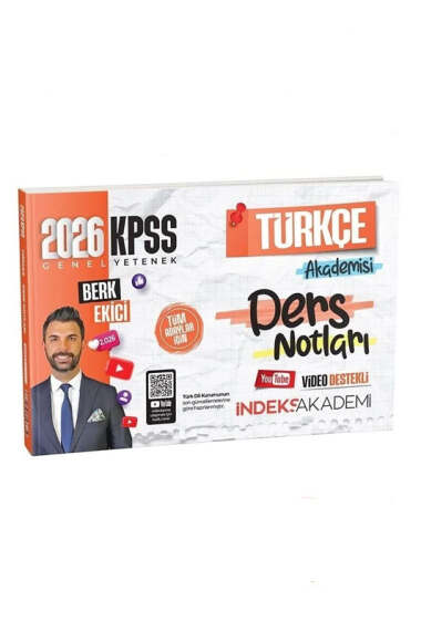 İndeks Akademi 2026 KPSS Türkçe Akademisi Video Ders Notları - 1
