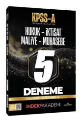 İndeks Akademi KPSS-A Grubu Dijital Çözümlü 5 Deneme - İndeks Akademi