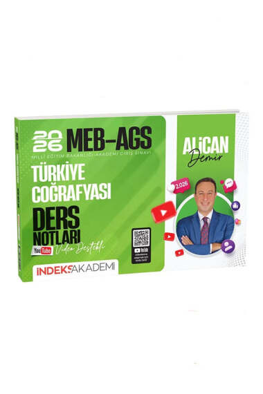 İndeks Akademi 2026 MEB-AGS Türkiye Coğrafyası Video Ders Notları - 1