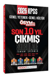 İndeks Akademi 2026 KPSS Genel Yetenek Genel Kültür ÖSYM nin İndeksi Çıkmış Sorular Son 10 Yıl Çözümlü - İndeks Akademi
