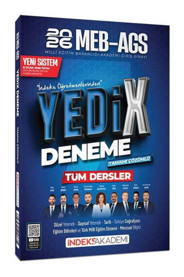 İndeks Akademi 2026 MEB-AGS Tüm Dersler YediX 7 Deneme Çözümlü - 1