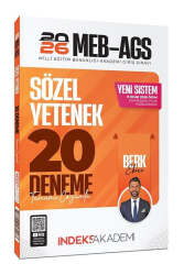 İndeks Akademi 2026 MEB-AGS Sözel Yetenek 20 Deneme Çözümlü - İndeks Akademi
