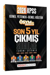 İndeks Akademi 2026 KPSS Genel Yetenek Genel Kültür ÖSYM nin İndeksi Çıkmış Sorular Son 5 Yıl Çözümlü - İndeks Akademi
