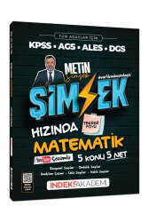 İndeks Akademi KPSS MEB-AGS ALES DGS Şimşek Hızında Matematik Tekrar Föyü Youtube Video Çözümlü - İndeks Akademi