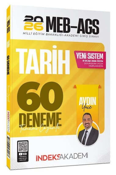 İndeks Akademi 2026 MEB-AGS Tarih 60 Deneme Çözümlü - 1