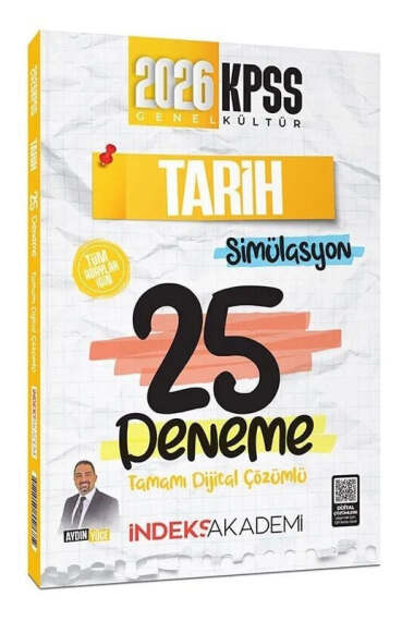 İndeks Akademi 2026 KPSS Tarih Simülasyon 25 Deneme Çözümlü - 1