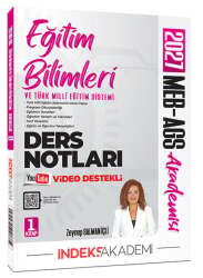 İndeks Akademi 2027 MEB-AGS Akademisi Eğitim Bilimleri ve Türk Milli Eğitim Sistemi Video Ders Notları 1. Kitap - Zeynep Salman İçli İndeks Akademi Yayıncılık - İndeks Akademi Yayıncılık