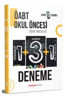 İndeks Kitap 2022 ÖABT Okul Öncesi Öğretmenliği 5 Deneme Dijital Çözümlü - 1