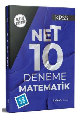 İndeks Kitap 2022 KPSS Matematik Net 10 Deneme Dijital Çözümlü - 1
