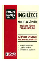 Fono Yayınları - Fono Yayınları İngilizce Türkçe Modern Sözlük