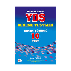 Pelikan Yayıncılık - İngilizce YDS Tamamı Çözümlü 10 Deneme Testi