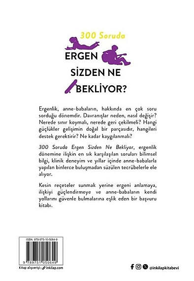 İnkılap Kitabevi 300 Soruda Ergen Sizden Ne Bekliyor? - 2