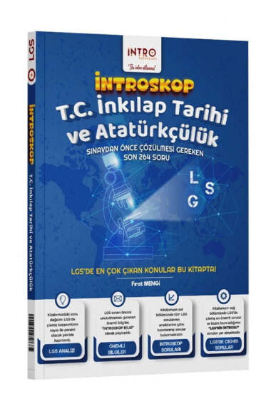 İntro Yayınları 8.Sınıf LGS İnkılap Tarihi ve Atatürkçülük İntroskop Soru Bankası - 1
